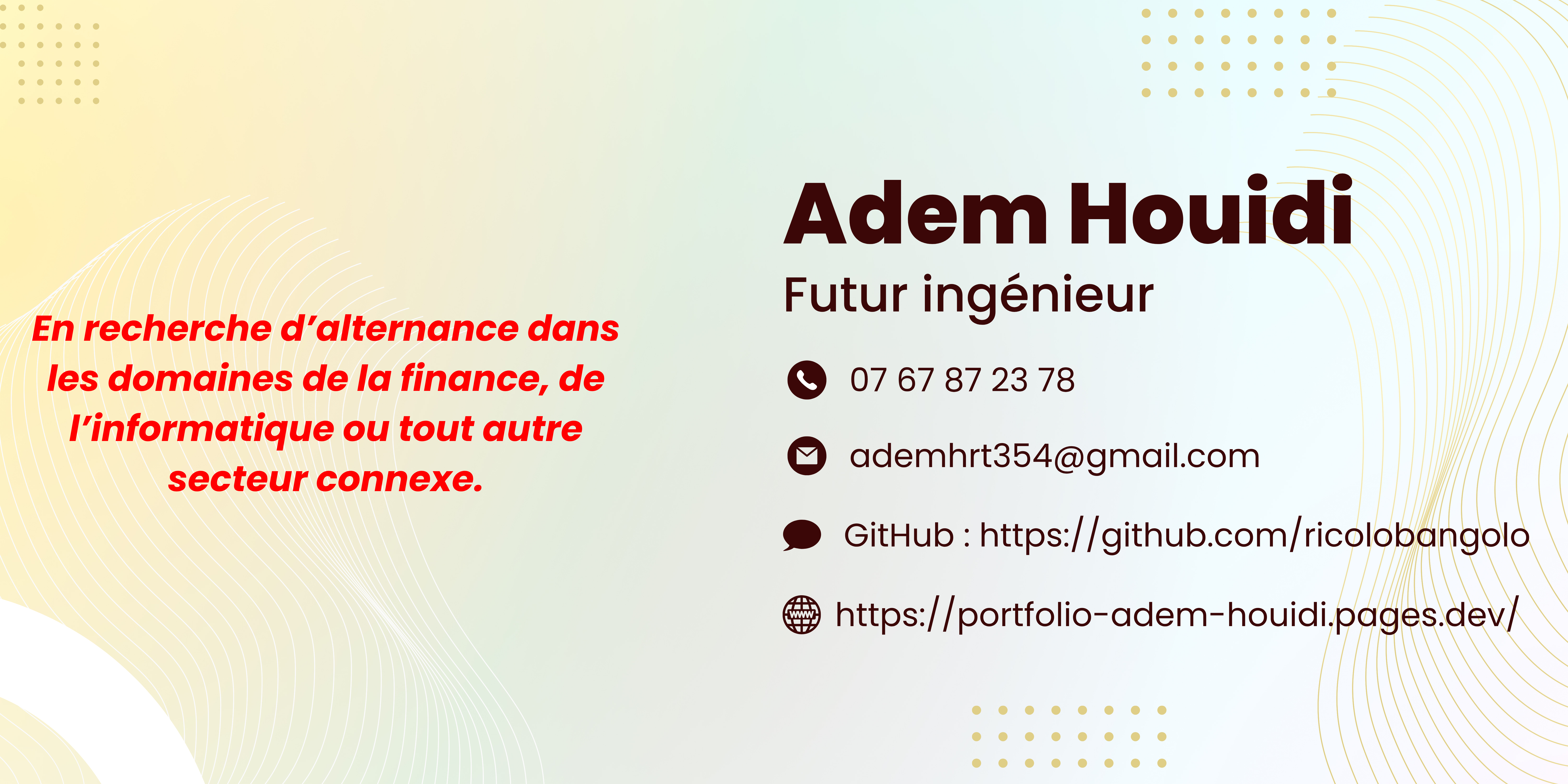 Bannière LinkedIn Adem Houidi